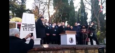 Adnan Kahveci 29 ölüm yıldönümünde mezarı başında anıldı